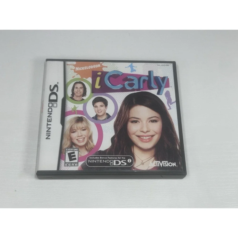 Nickelodeon iCarly Nintendo DS Game Complete CIB Tested Working w Manual